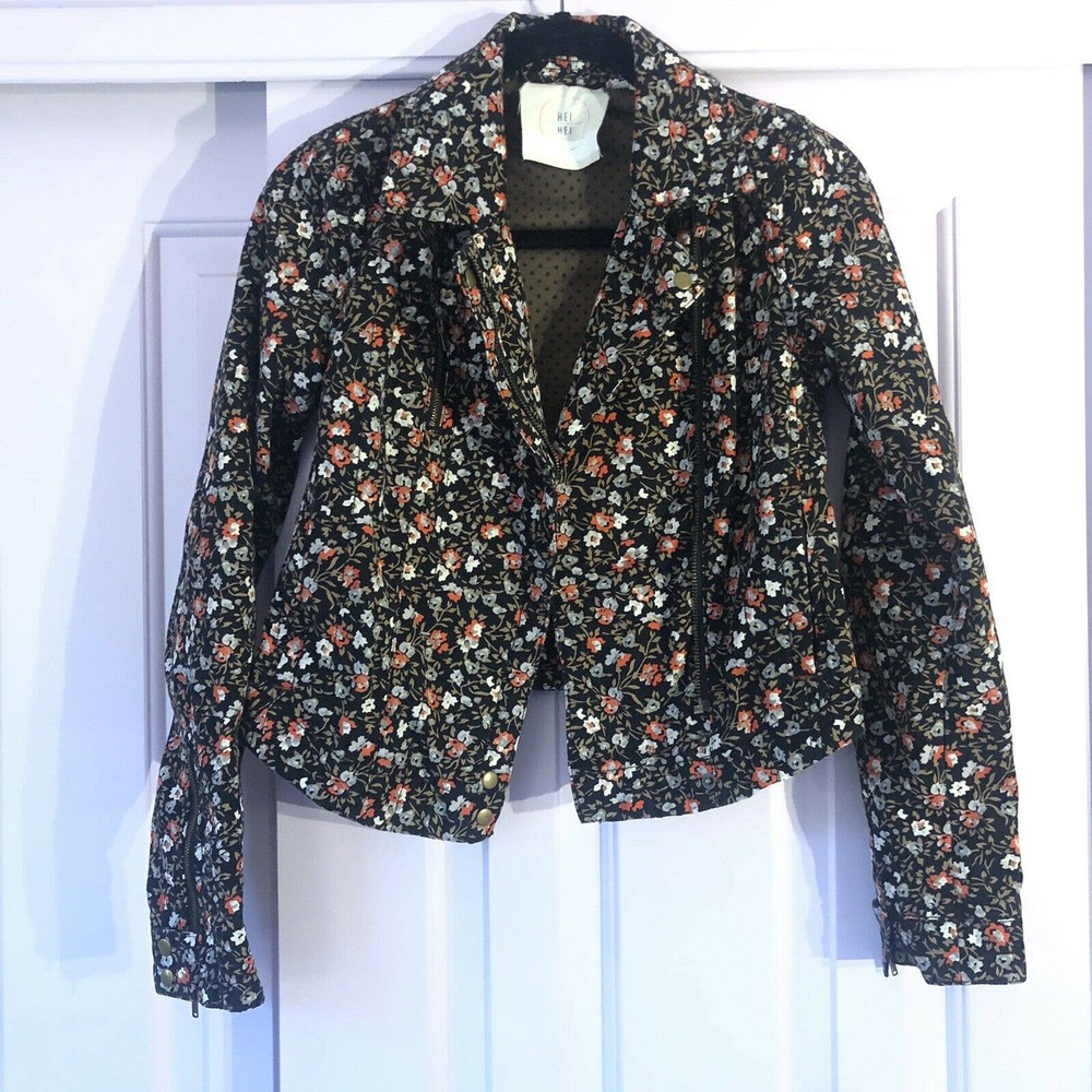 hei hei brand Anthropologie floral women’s blazer